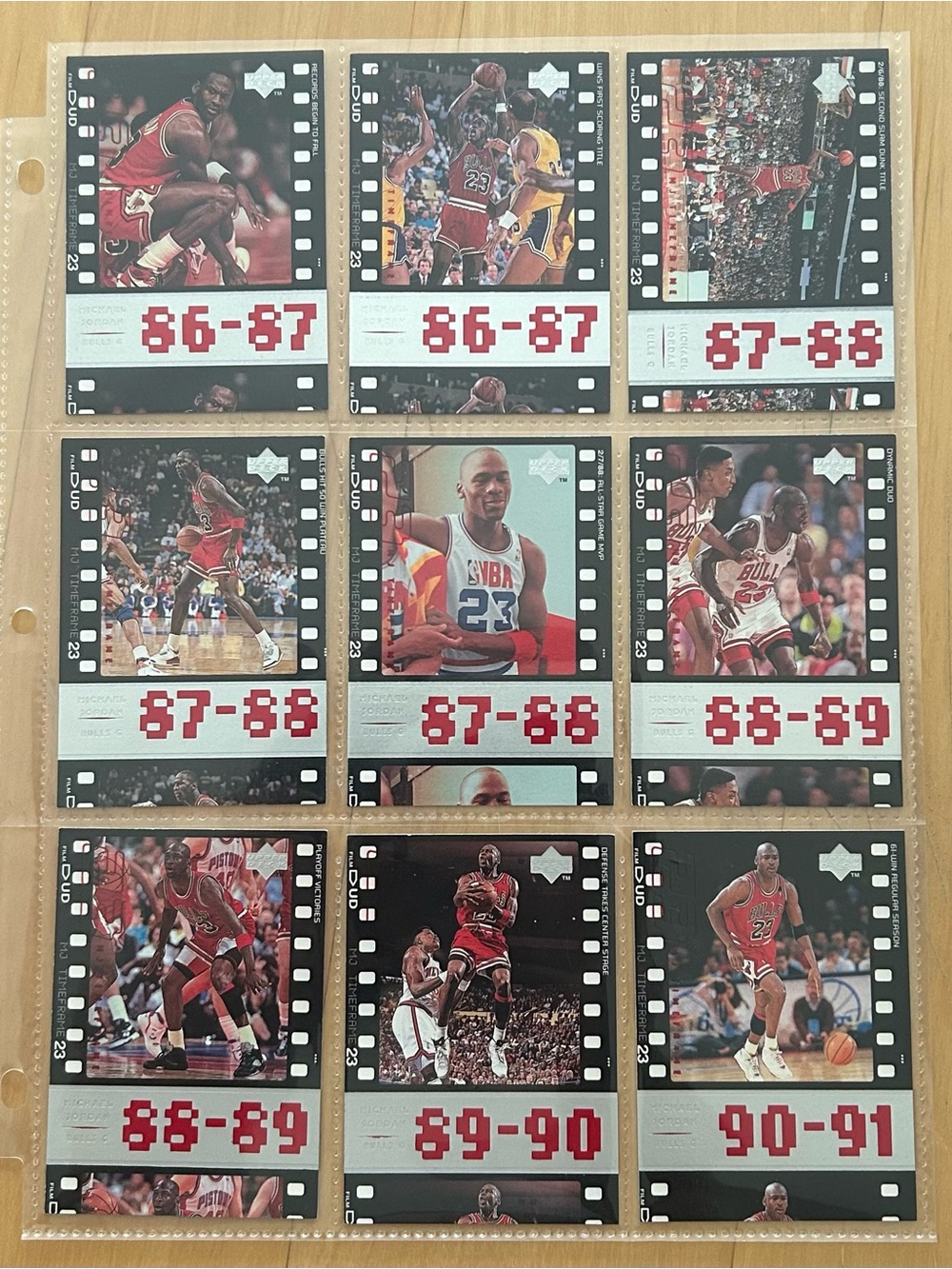 Vintage Michael Jordan Chicago Bulls Collector’s Cards (Lot of 9) - VGC MJ2